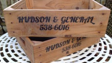 Hudson & General crates