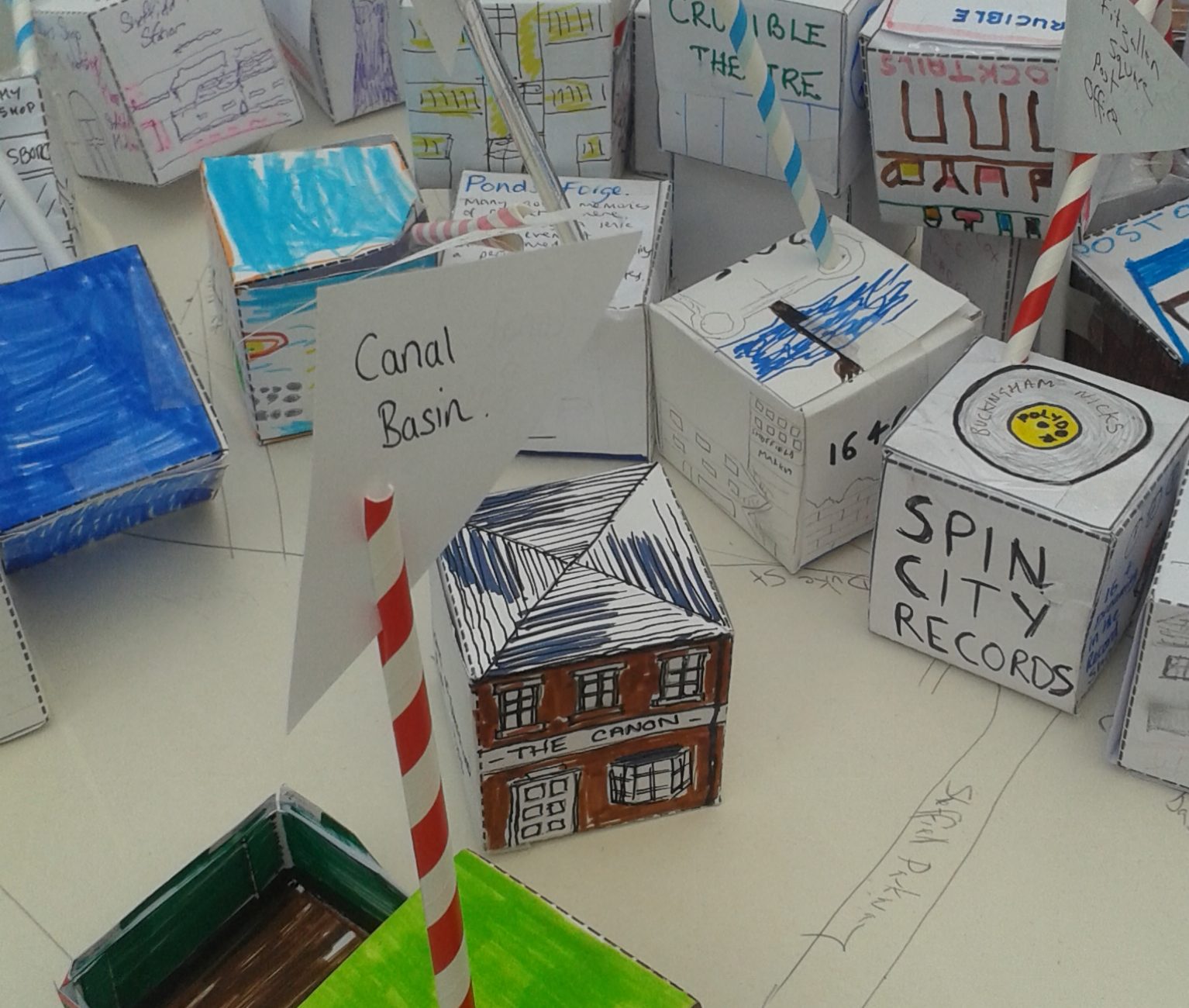 Cardboard box art