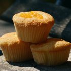 A pile of muffins