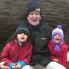 Ollie Hart’s father with his grandchildren