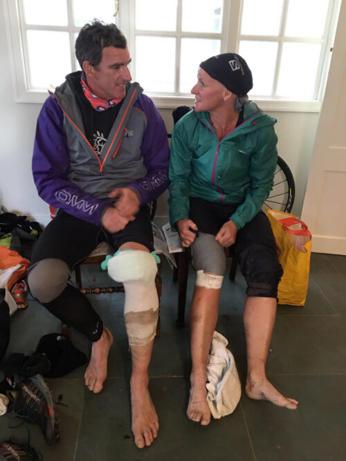 Ollie and his sister after their endurance event