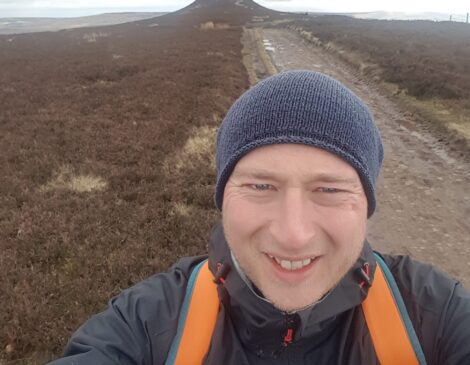 Gary on a hill