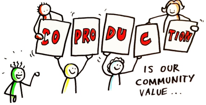 Co-production cartoon