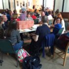 Photograph from the event shows people engaging in activites