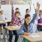 Students in a classroom