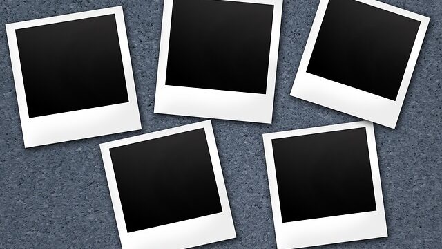 Blank polariods
