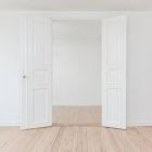 open doors inside a house